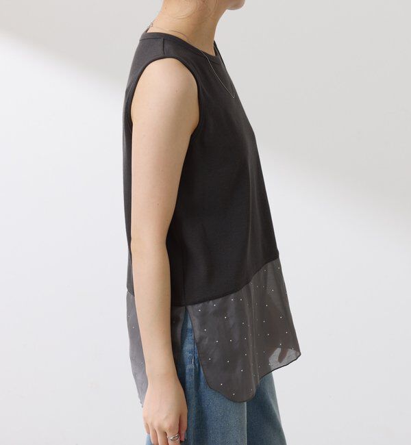  「【C&prime;NOTE/ノート】【新色登場】裾シアータンクトップ」|Tシャツ・カットソー|