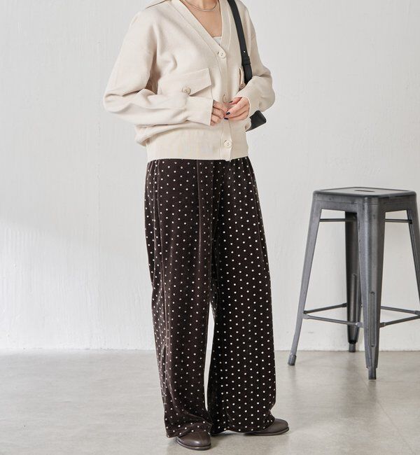  「【襟は取り外し可能】オープンカラーニットカーディガン」|ニット・セーター|