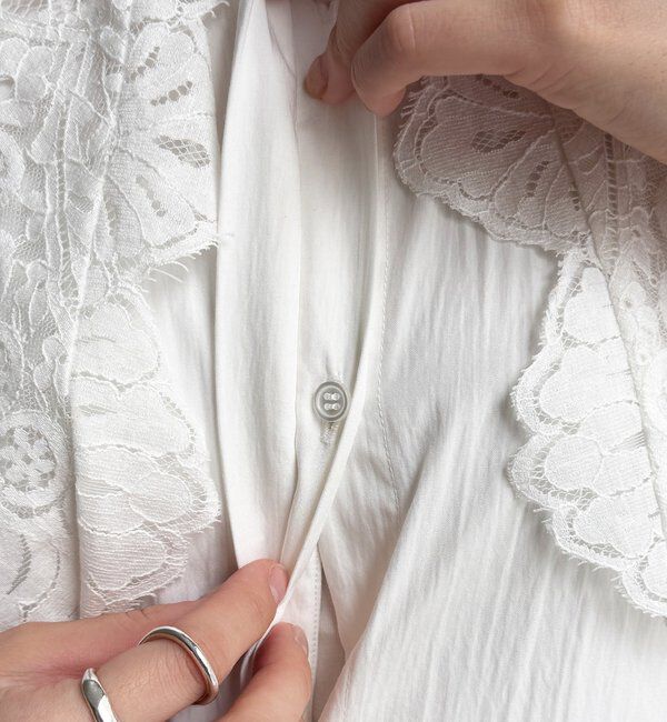  「レースカラーブラウス」|シャツ・ブラウス|