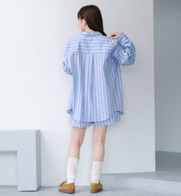  「【セットアップ対応】ストライプシャツ」|シャツ・ブラウス|