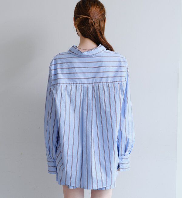  「【セットアップ対応】ストライプシャツ」|シャツ・ブラウス|
