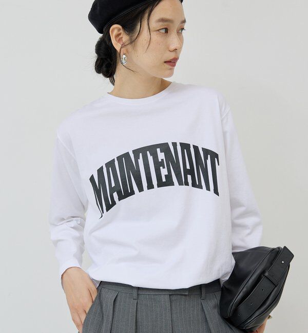  「ラウンドロゴT」|Tシャツ・カットソー|ホワイト