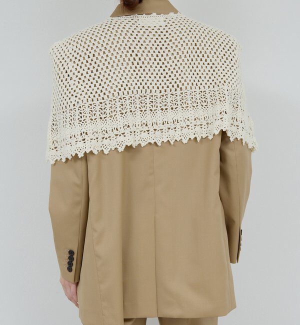  「【HERITANOVUM】クロシェットケープ」|ニット・セーター|