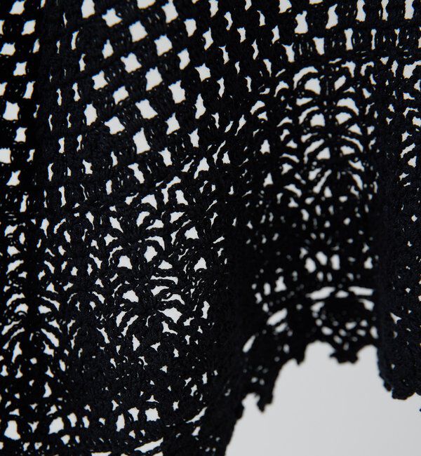  「【HERITANOVUM】クロシェットケープ」|ニット・セーター|