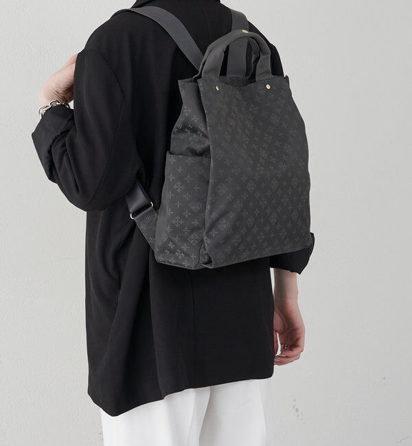  「ナイロンジャガード2ハンドルリュックサック」|リュック|