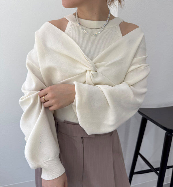  「クロスニットSET」|ニット・セーター|