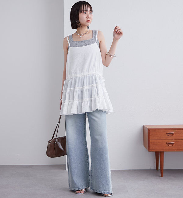  「ティアードキャミチュニック」|シャツ・ブラウス|