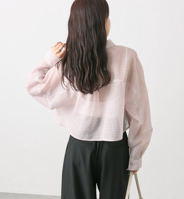  「シアーショートシャツ」|シャツ・ブラウス|