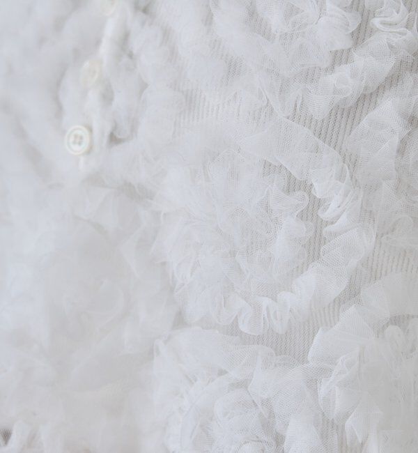  「チュールフラワービスチェ」|シャツ・ブラウス|