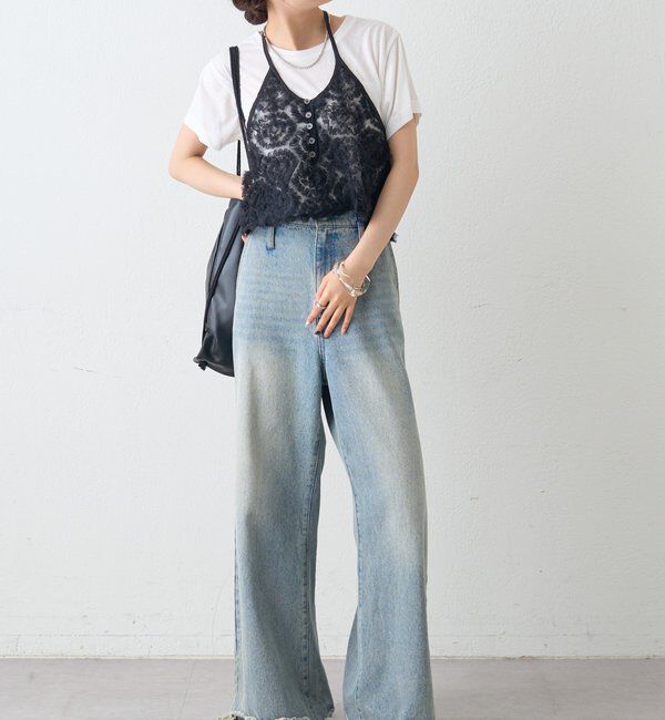  「チュールフラワービスチェ」|シャツ・ブラウス|