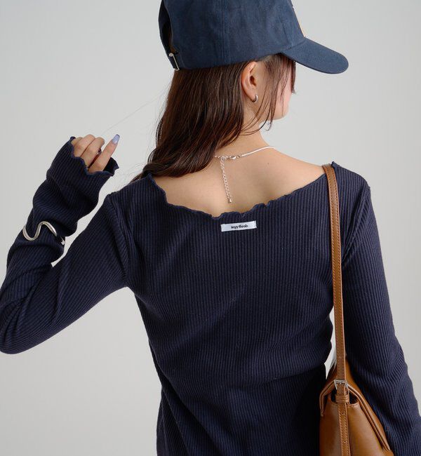  「起毛リブボタンカーディガン」|Tシャツ・カットソー|