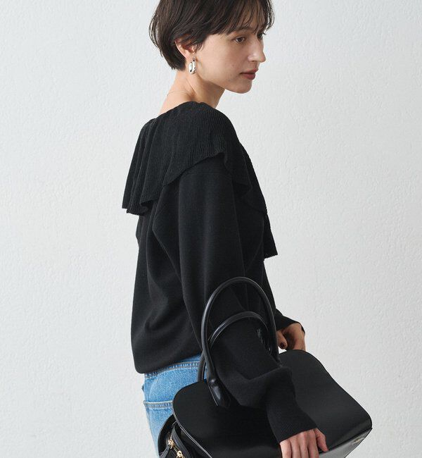  「フリルカラーニット」|ニット・セーター|