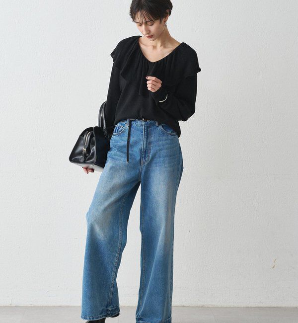  「フリルカラーニット」|ニット・セーター|