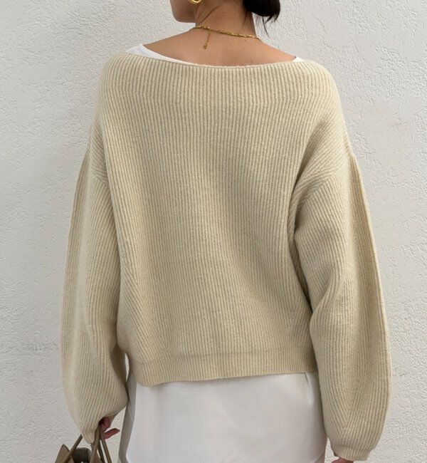  「オフショルニット」|ニット・セーター|