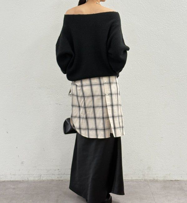  「オフショルニット」|ニット・セーター|