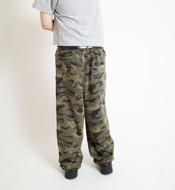  「【低身長・高身長対応】SLASH POCKET SWEAT EASY PANTS」|チノ|