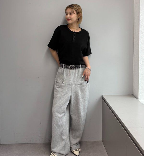  「【Sourcream/サワークリーム】ワッフルヘンリーネックTEE / 2サイズ」|Tシャツ・カットソー|