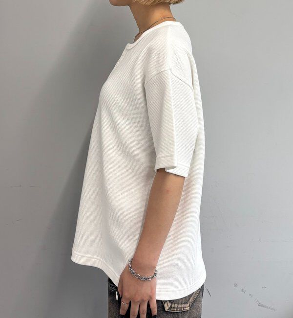  「【Sourcream/サワークリーム】ワッフルヘンリーネックTEE / 2サイズ」|Tシャツ・カットソー|