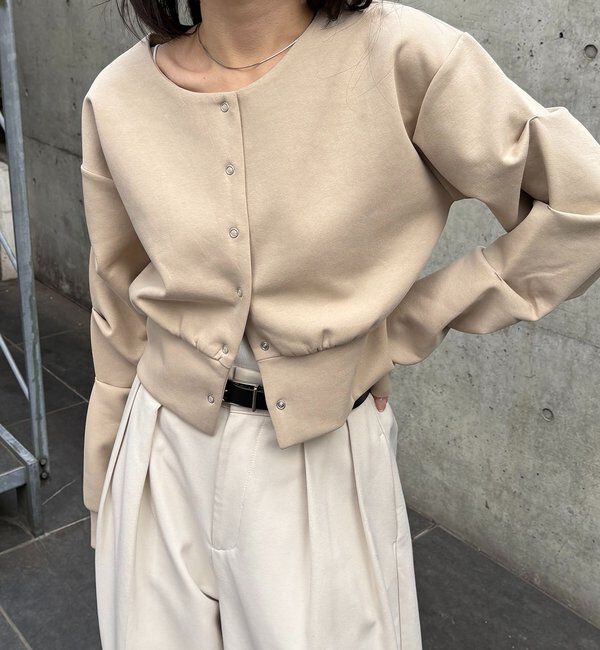  「ダンボールタックスリーブカーディガン」|Tシャツ・カットソー|