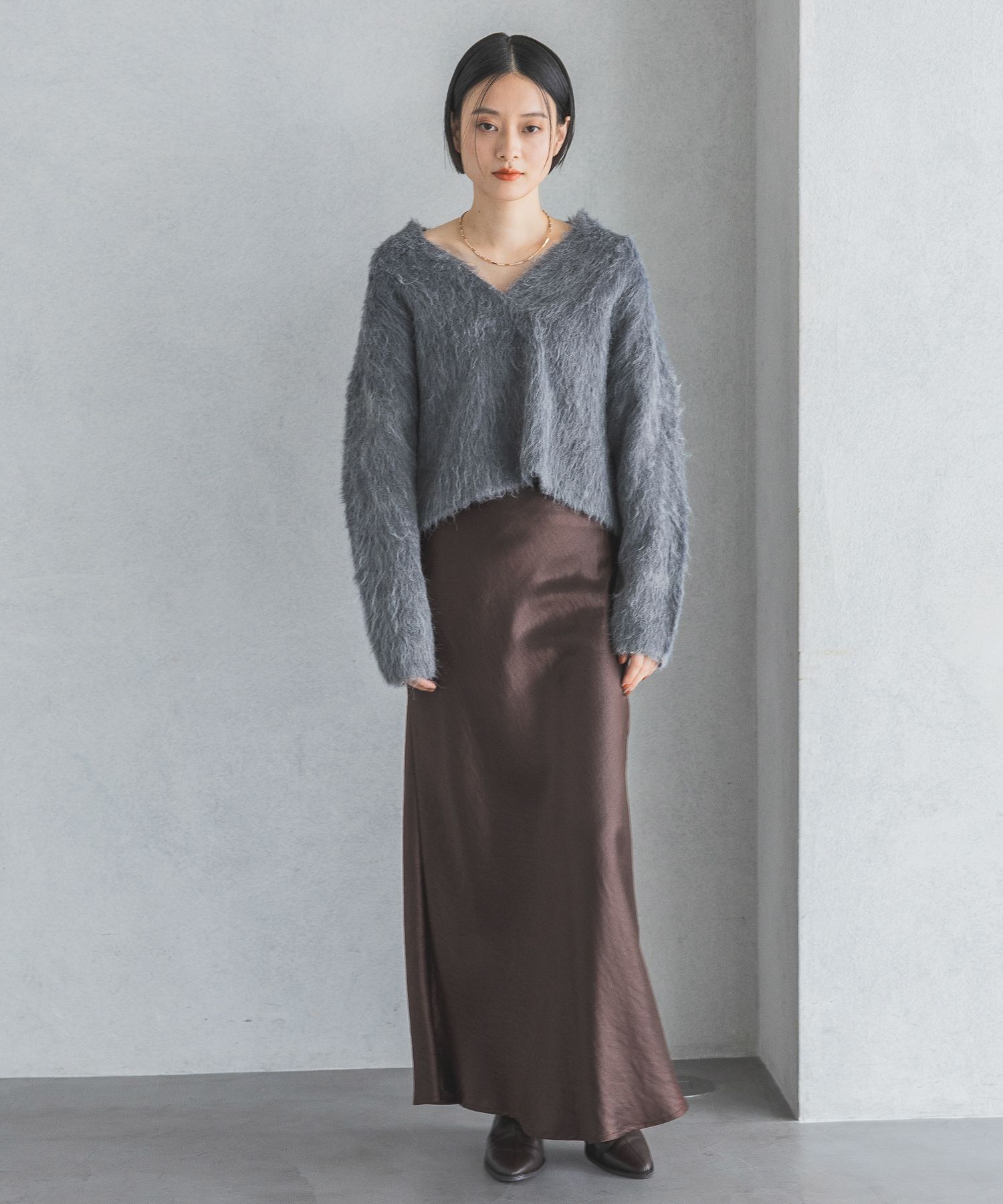 A part by 「フェザーＶネックニットプルオーバー」|ニット・セーター|