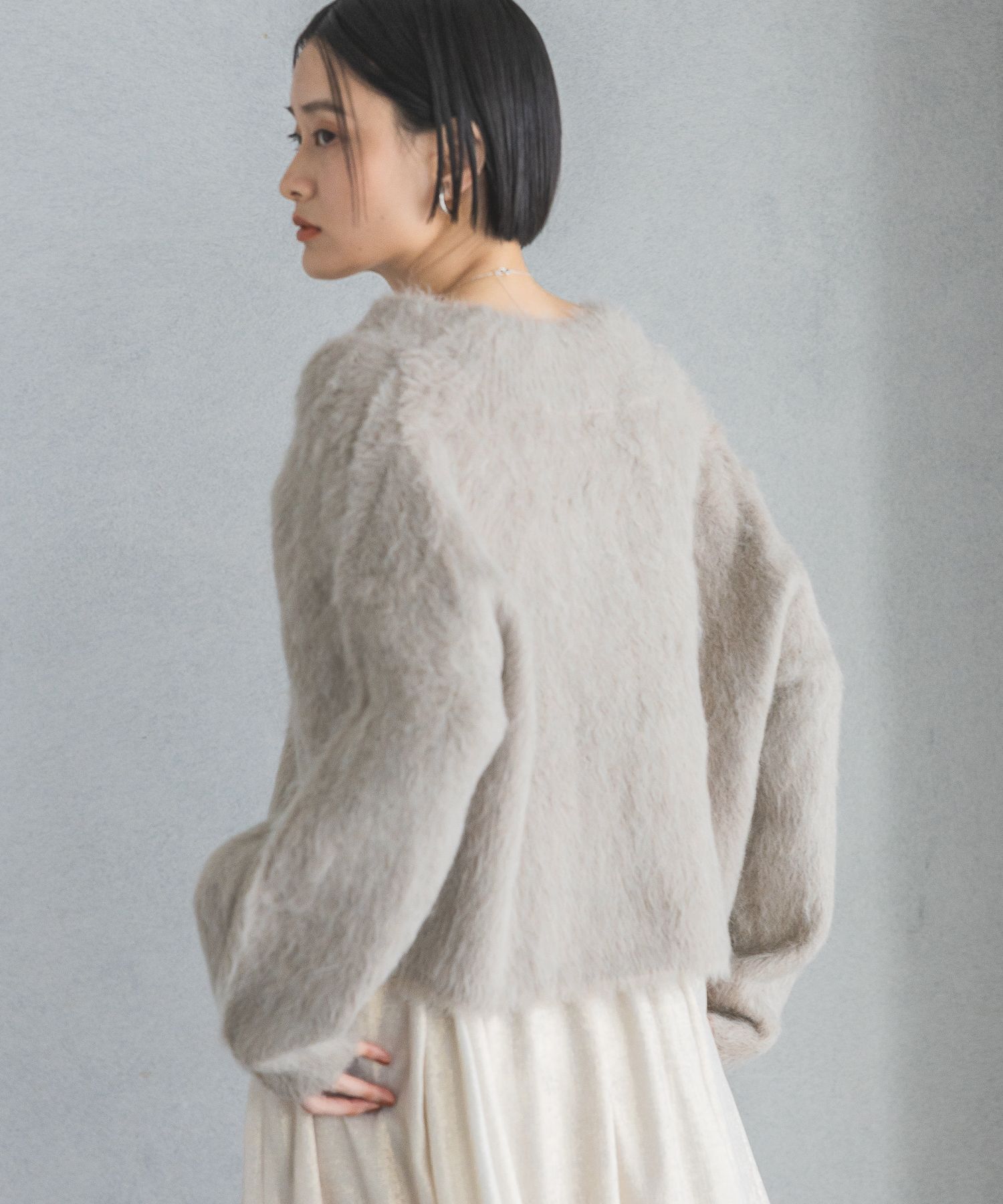 A part by 「フェザーＶネックニットプルオーバー」|ニット・セーター|