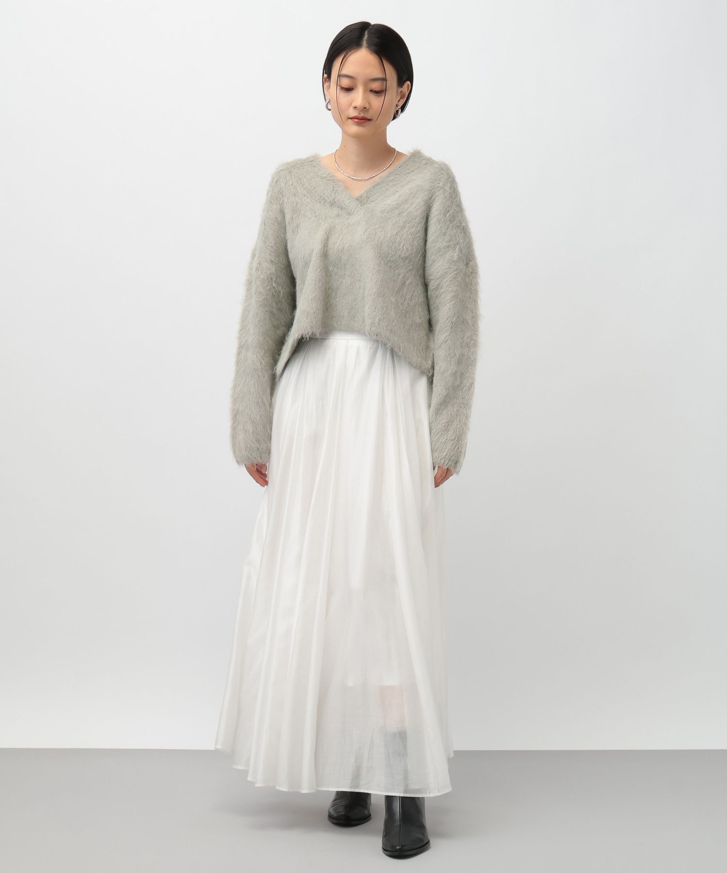 A part by 「フェザーＶネックニットプルオーバー」|ニット・セーター|