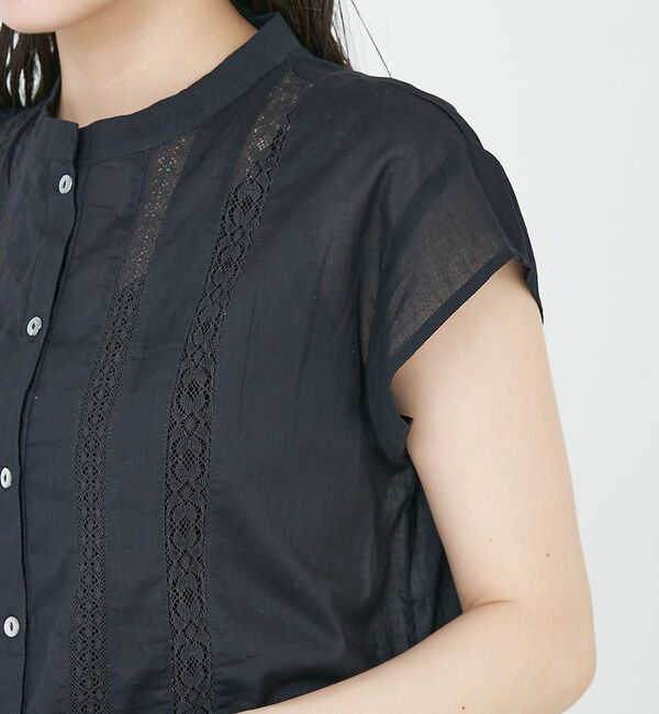 collex「コットンボイルレースブラウス」|シャツ・ブラウス|