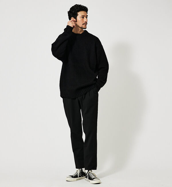 ABAHOUSE「ウール / モヘアブレンド ローゲージニット」|ニット・セーター|