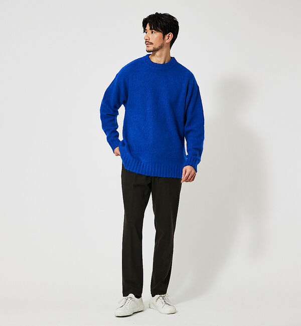 ABAHOUSE「ウール / モヘアブレンド ローゲージニット」|ニット・セーター|