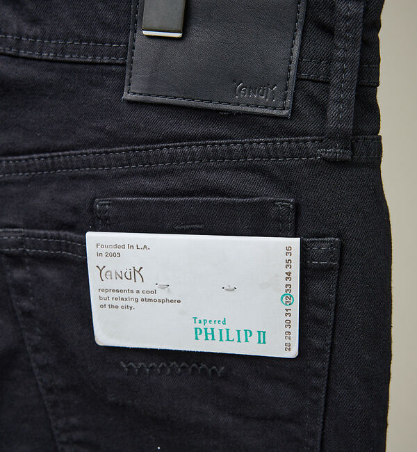 ABAHOUSE「【YANUK/ヤヌーク】PHILIP2 / スリムフィット テーパード デニム」|デニム|