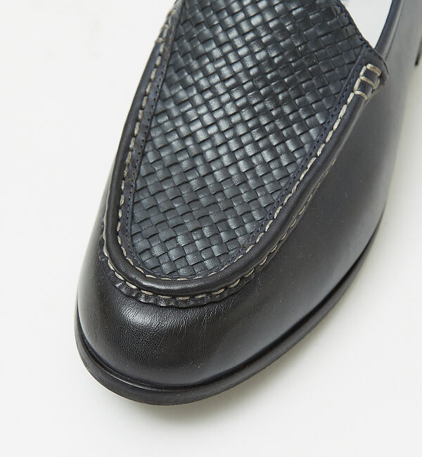 alfredoBANNISTER「レザーメッシュスリッポン」|スニーカー|