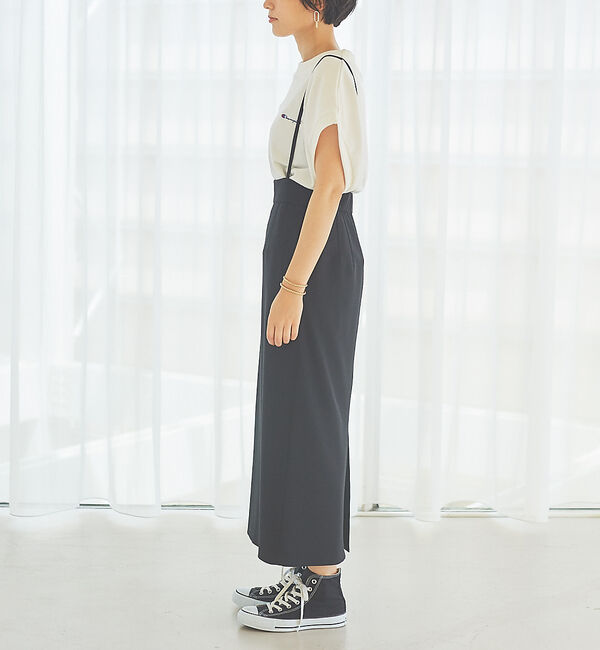 Rouge vif「【XSサイズ展開】【ロングセラー】サスペンダータイトスカート」|スカート|