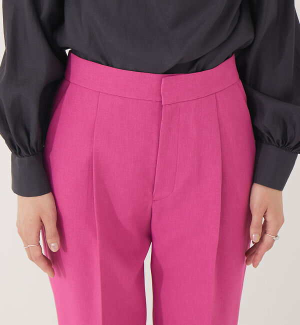 Rouge vif「【XSサイズ展開】【セットアップ対応】ウールタッチテーパードパンツ」|その他|