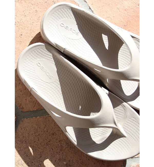 Rouge vif「【OOFOS/ウーフォス】O Original / リカバリーサンダル【WEB限」|サンダル|ベージュ
