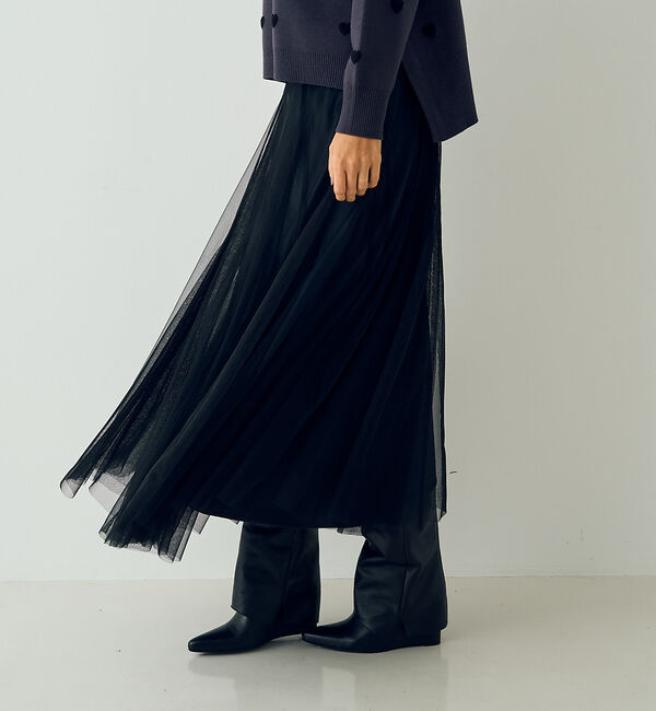 Rouge vif「【追加】チュールマチフレアスカート」|スカート|