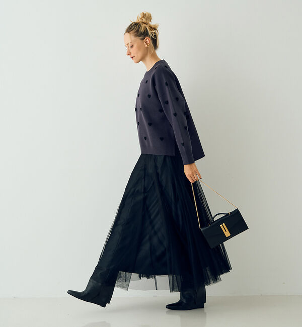 Rouge vif「【追加】チュールマチフレアスカート」|スカート|