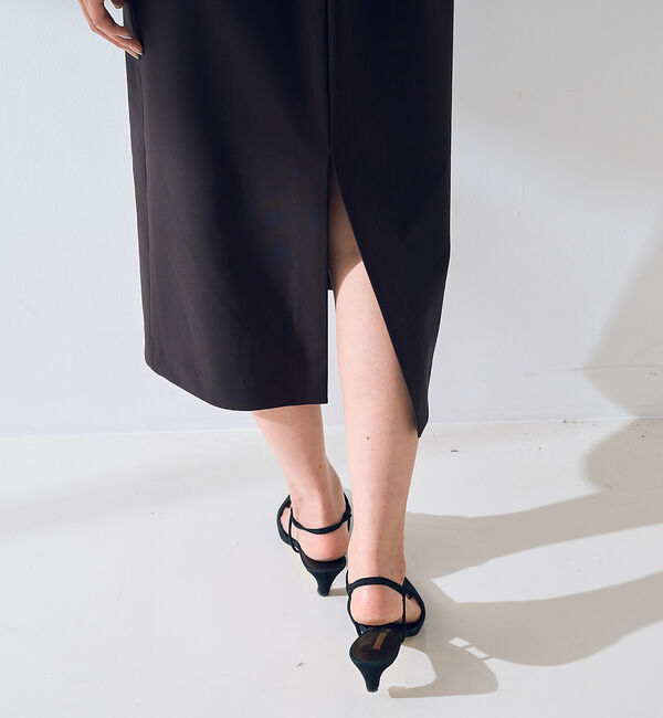 Rouge vif「【撥水】大衿トリコットワンピース」|ワンピース|