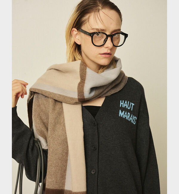 Rouge vif「【定番人気】【2025AW新作】【TWEEDMILL/ツイードミル】大判ストール」|マフラー|