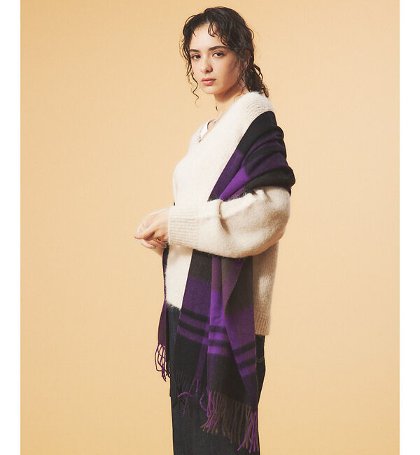 Rouge vif「【定番人気】【2025AW新作】【TWEEDMILL/ツイードミル】大判ストール」|マフラー|