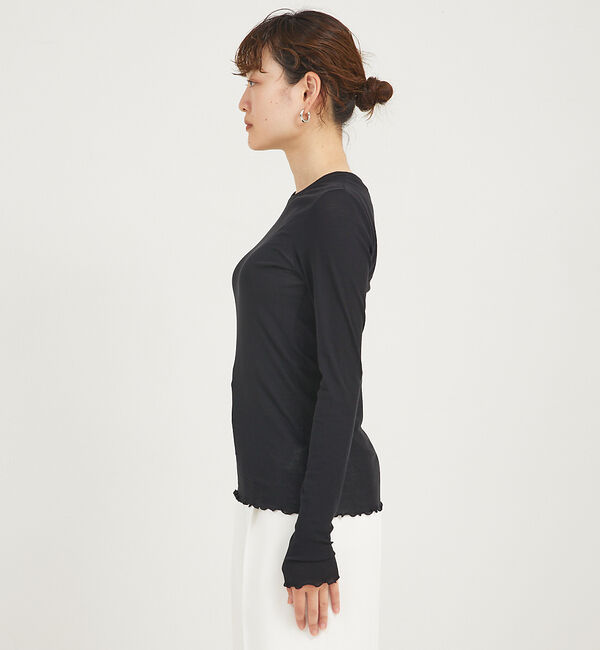 qualite「強撚フライスクルーロンT」|スウェット・ジャージ|