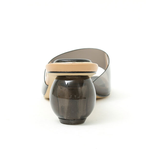 AU BANNISTER「クリアヒールミュール」|サンダル|