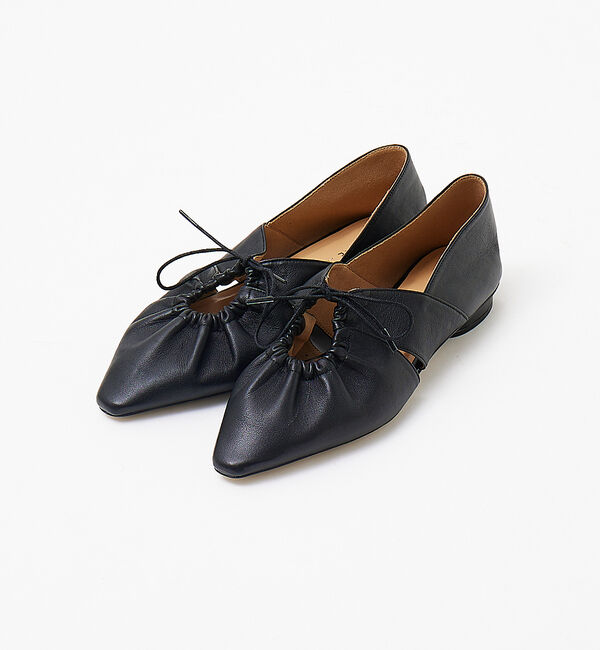 AU BANNISTER「ソフトレザーシャーリングバブーシュ」|その他|