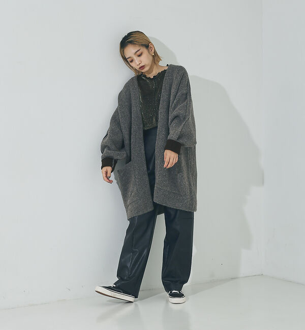 NOMINE「袖ボリュームニットコート」|その他|