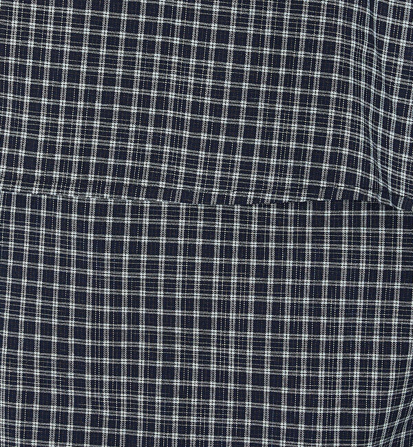 NOMINE「【ユニセックス】ロングヨーク オーバーサイズ チェックシャツ」|シャツ・ブラウス|