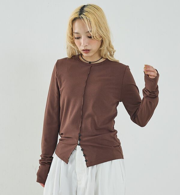 NOMINE「フロントラインスリット ロンT」|Tシャツ・カットソー|