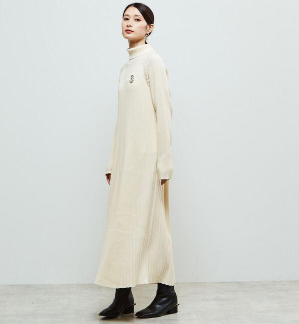 Soffitto「リブ編みニットワンピース」|ワンピース|