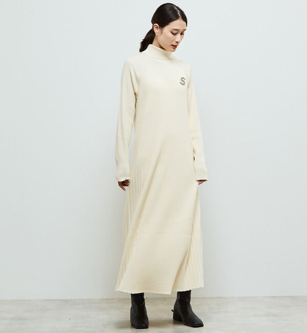 Soffitto「リブ編みニットワンピース」|ワンピース|