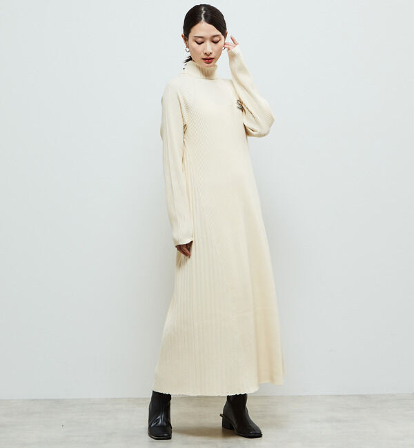 Soffitto「リブ編みニットワンピース」|ワンピース|