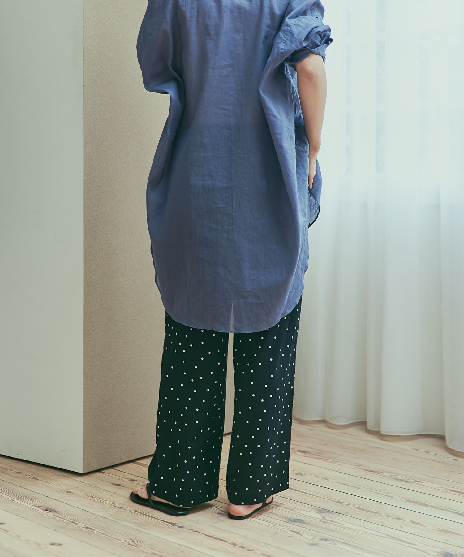 URBAN RESEARCH DOORS「リネンレーヨンドットイージーパンツ」|その他|