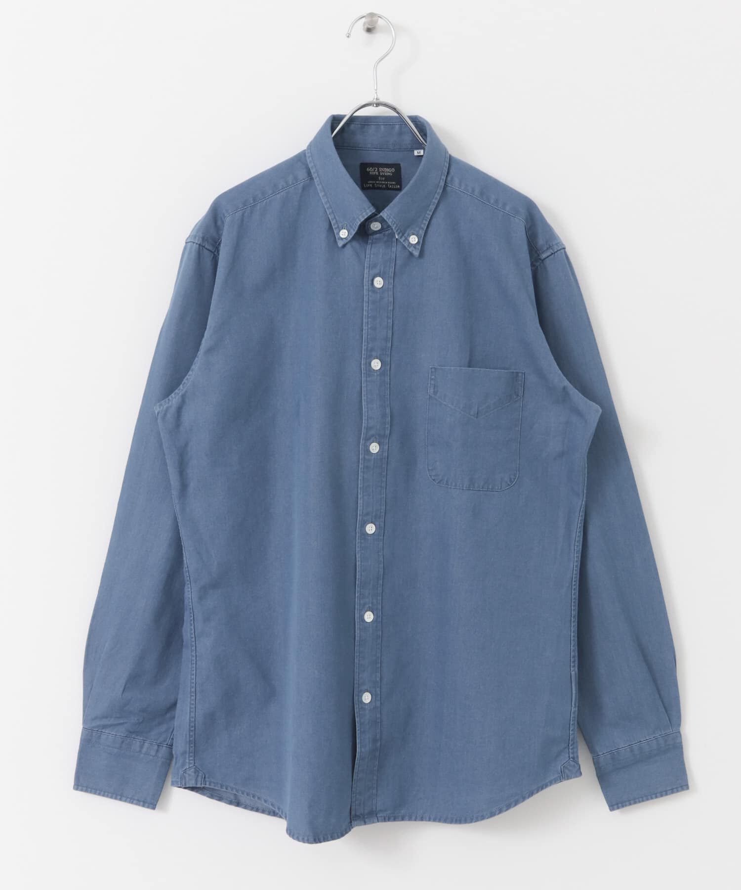 URBAN RESEARCH DOORS「LIFE STYLE TAILOR　デニムボタンダウンシャツ」|シャツ・ブラウス|